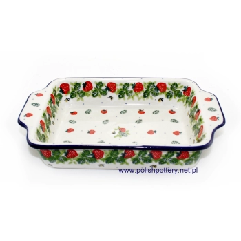 Zapiekacz / Półmisek 23cm dek. 2709X Truskawki